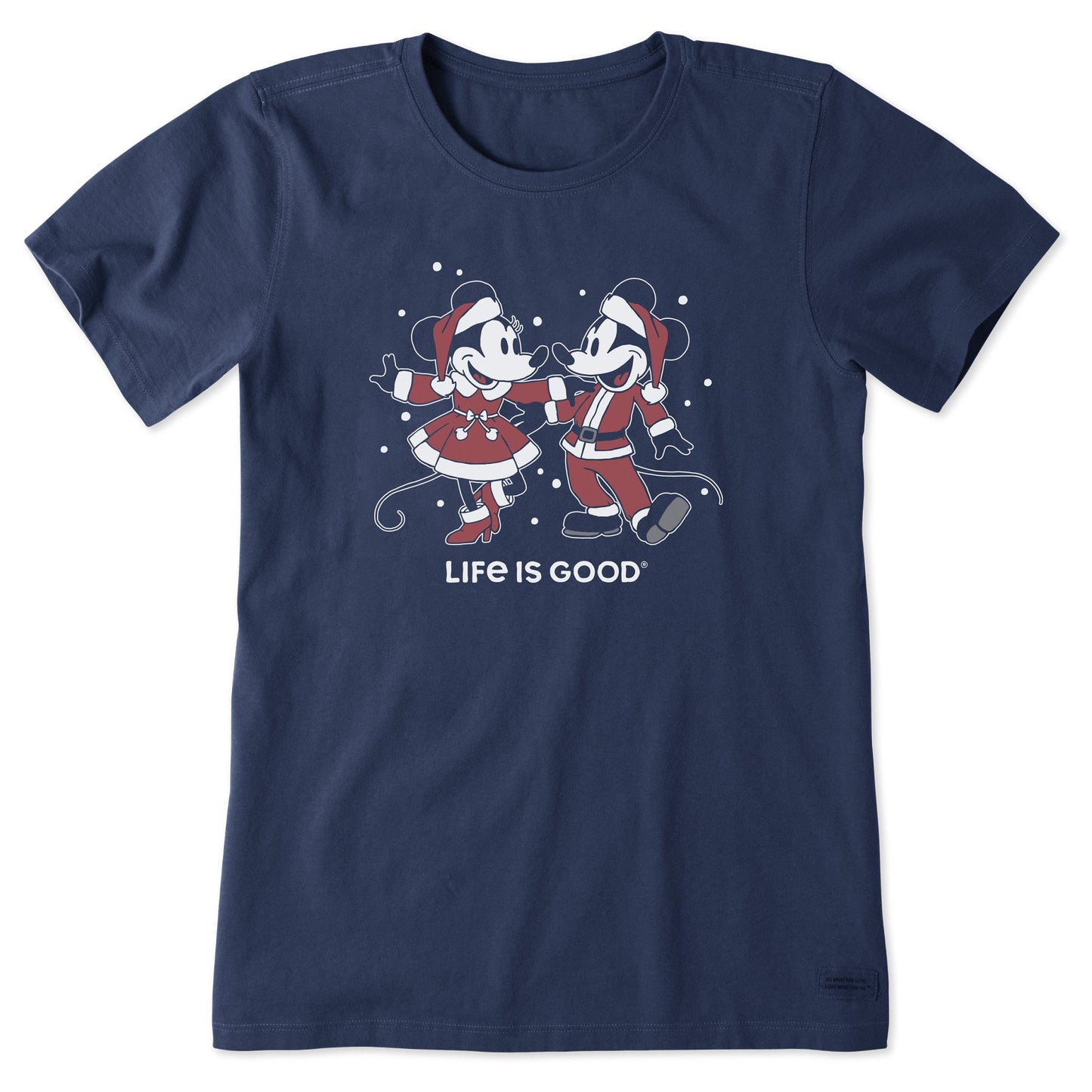 Women's Santa Willie Dancers Short Sleeve Crusher Tee