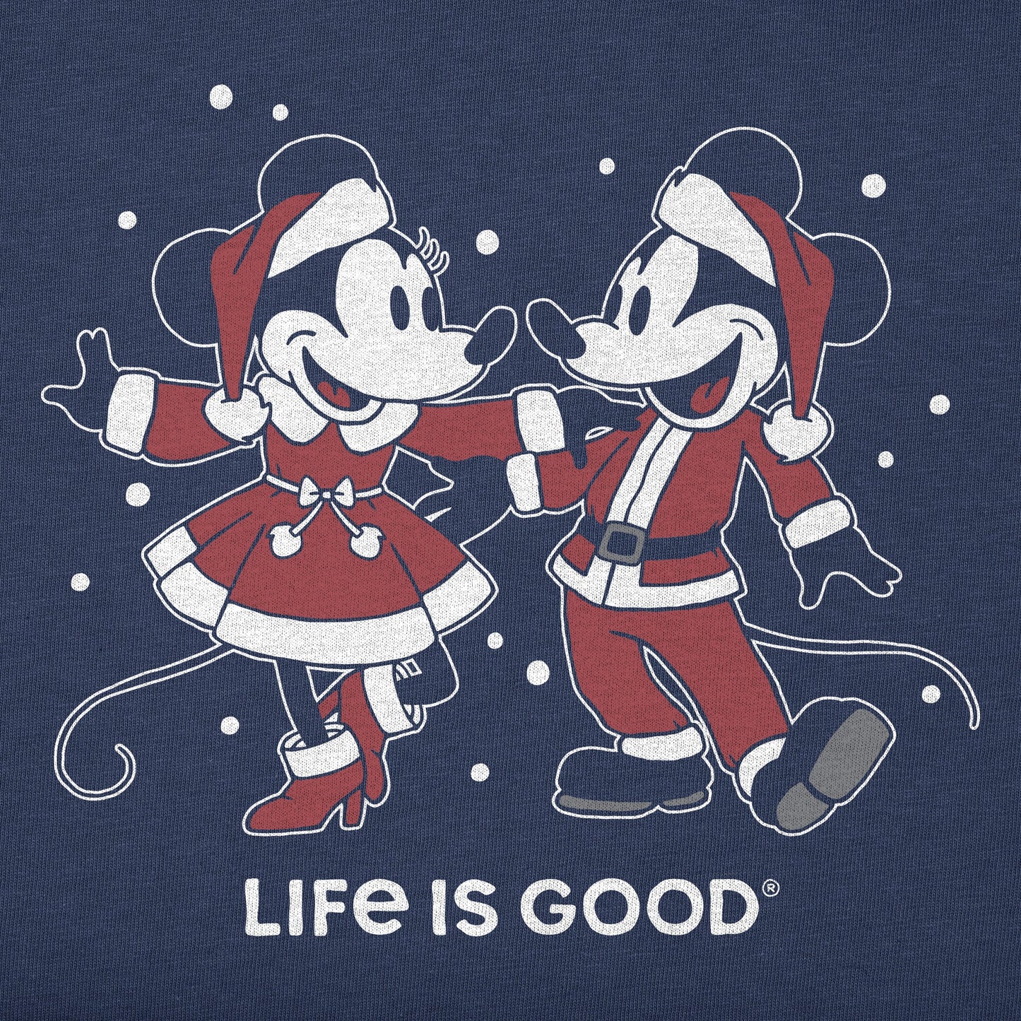 Women's Santa Willie Dancers Short Sleeve Crusher Tee