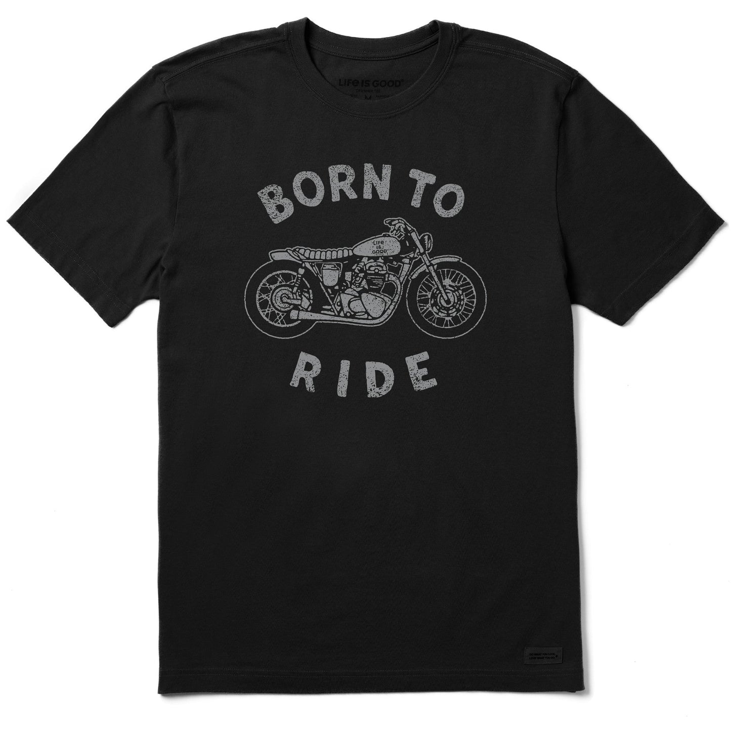 Men's Born to Ride Motorcycle Short Sleeve Crusher Tee