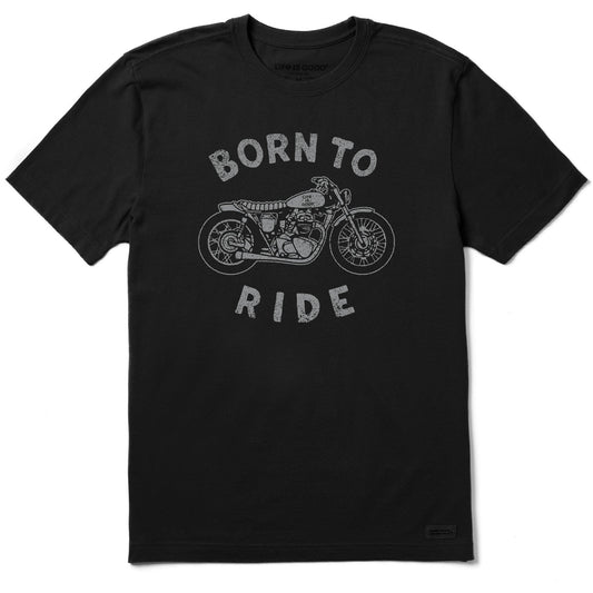 Men's Born to Ride Motorcycle Short Sleeve Crusher Tee