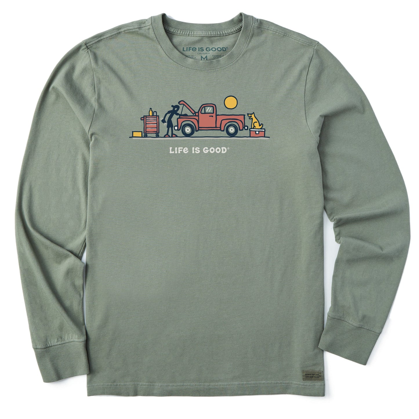 Men's Mechanic Vista Long Sleeve Crusher Tee