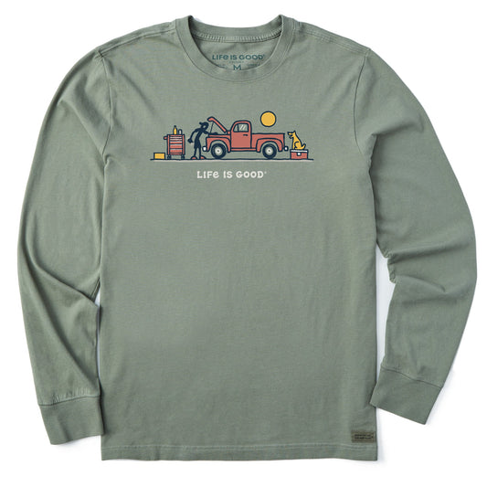 Men's Mechanic Vista Long Sleeve Crusher Tee