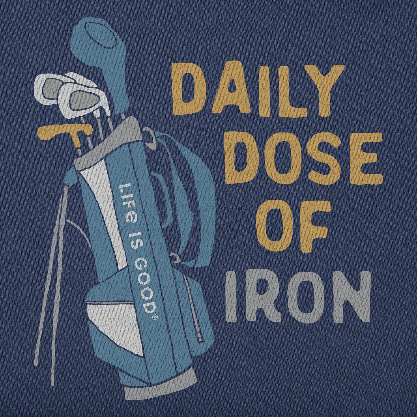 Men's Daily Dose of Iron Clubs Long Sleeve Crusher Tee