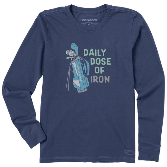 Women's Daily Dose of Iron Clubs Long Sleeve Crusher Tee