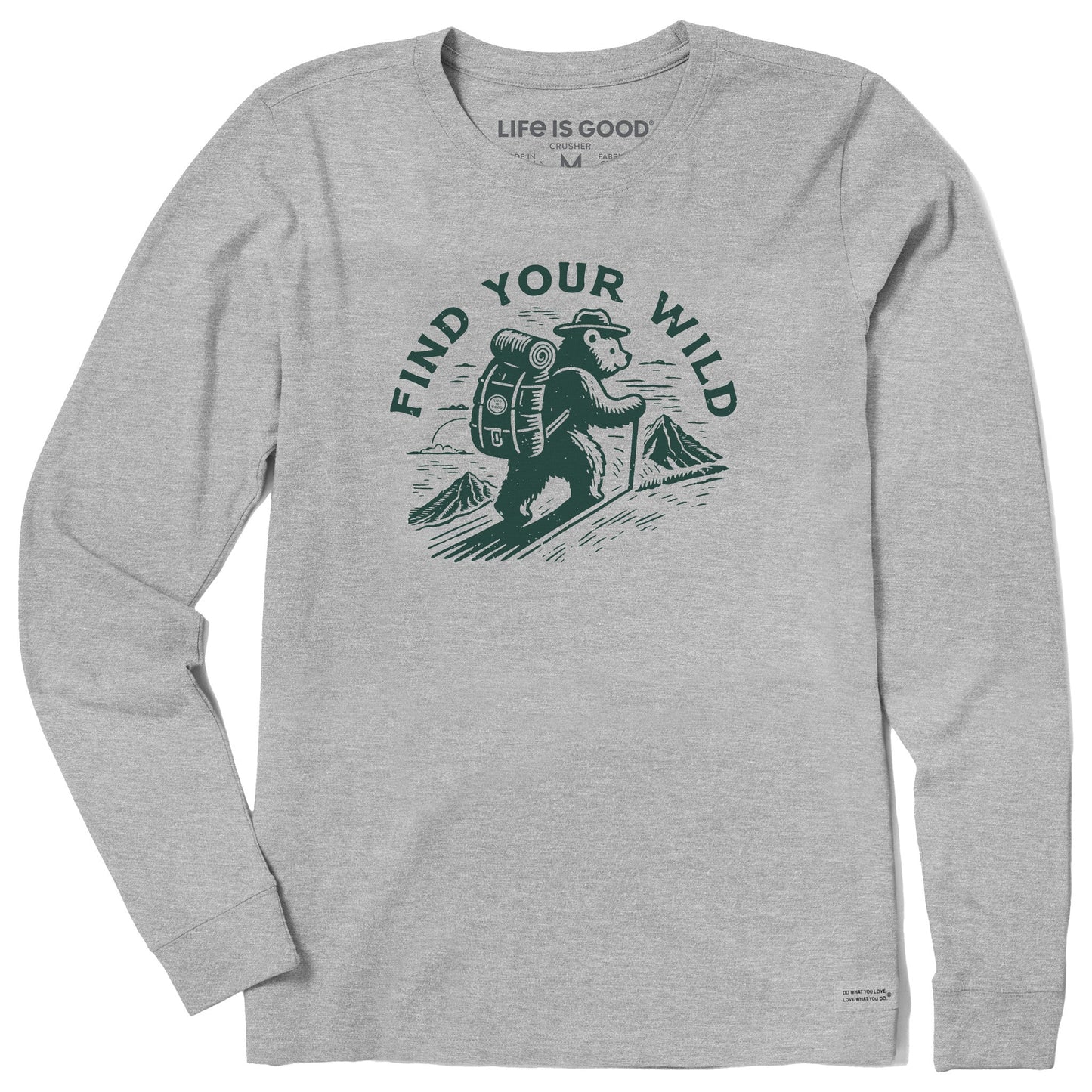 Women's Find Your Wild Bear Long Sleeve Crusher Tee