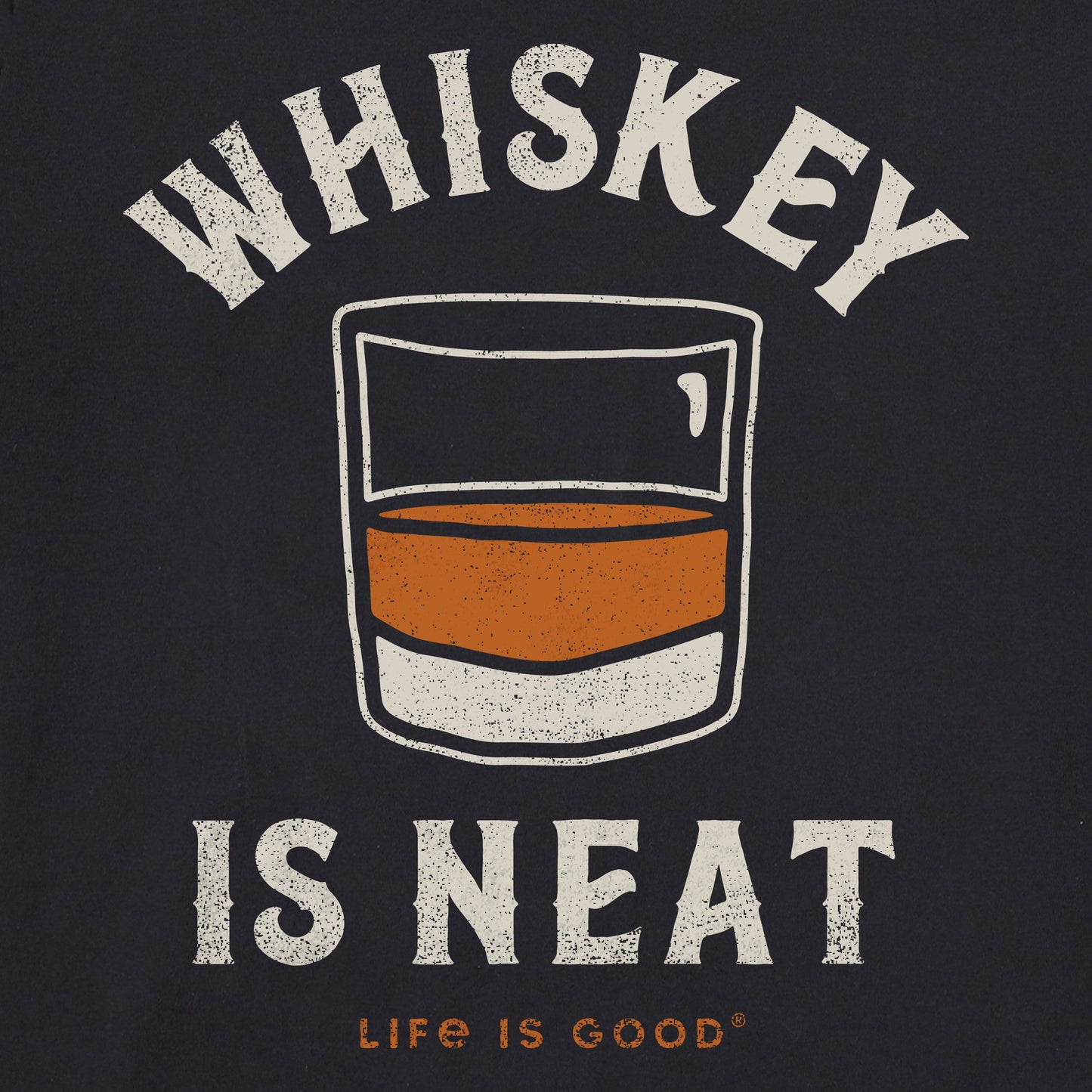 Women's Whiskey is Neat Long Sleeve Crusher Tee