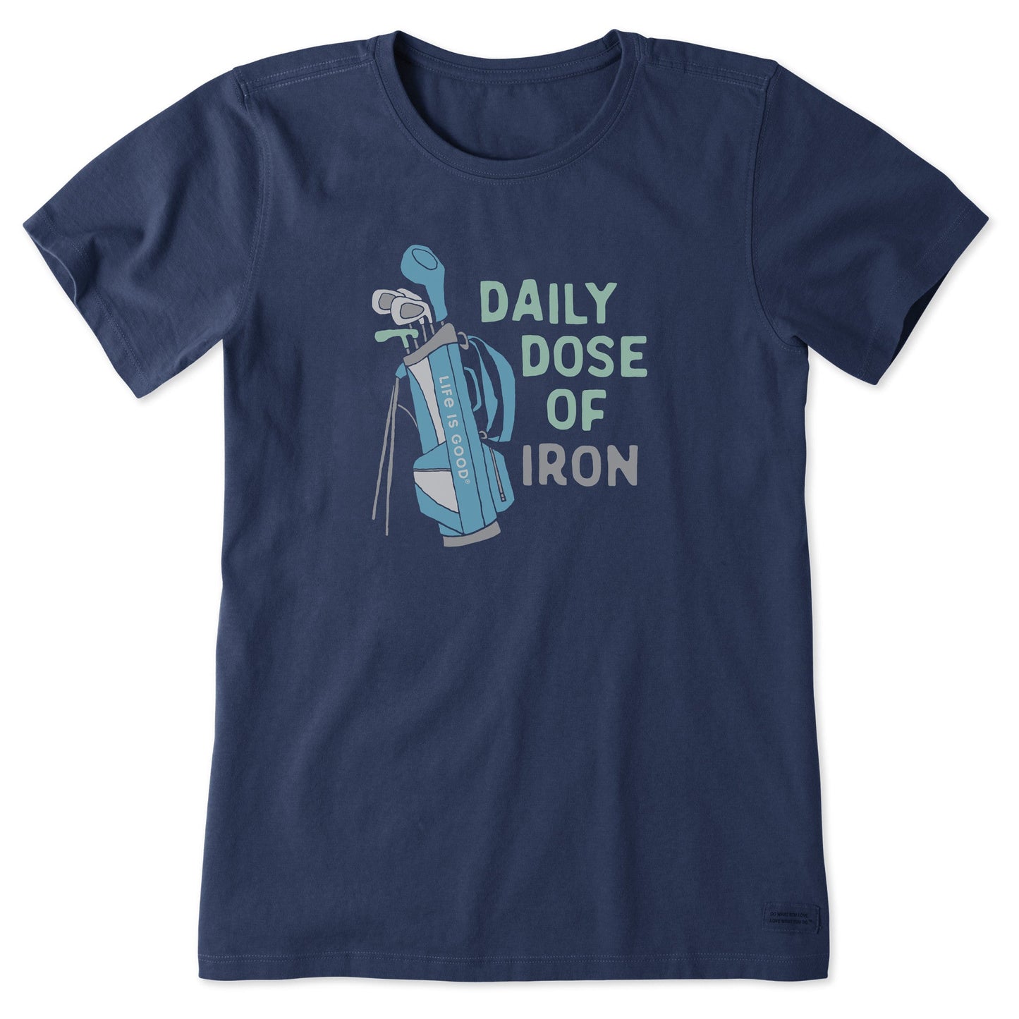 Women's Daily Dose of Iron Clubs Short Sleeve Crusher Tee
