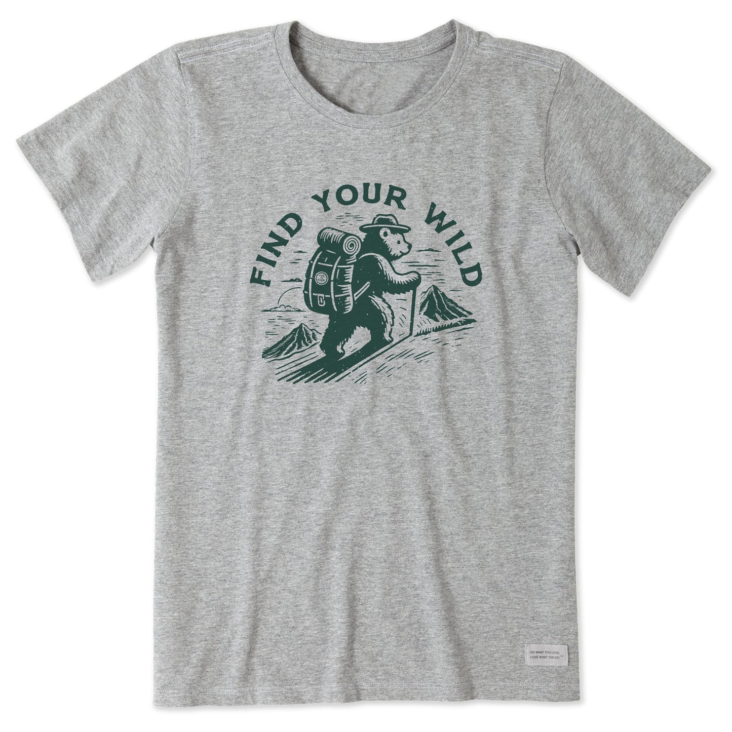 Women's Find Your Wild Bear Short Sleeve Crusher Tee