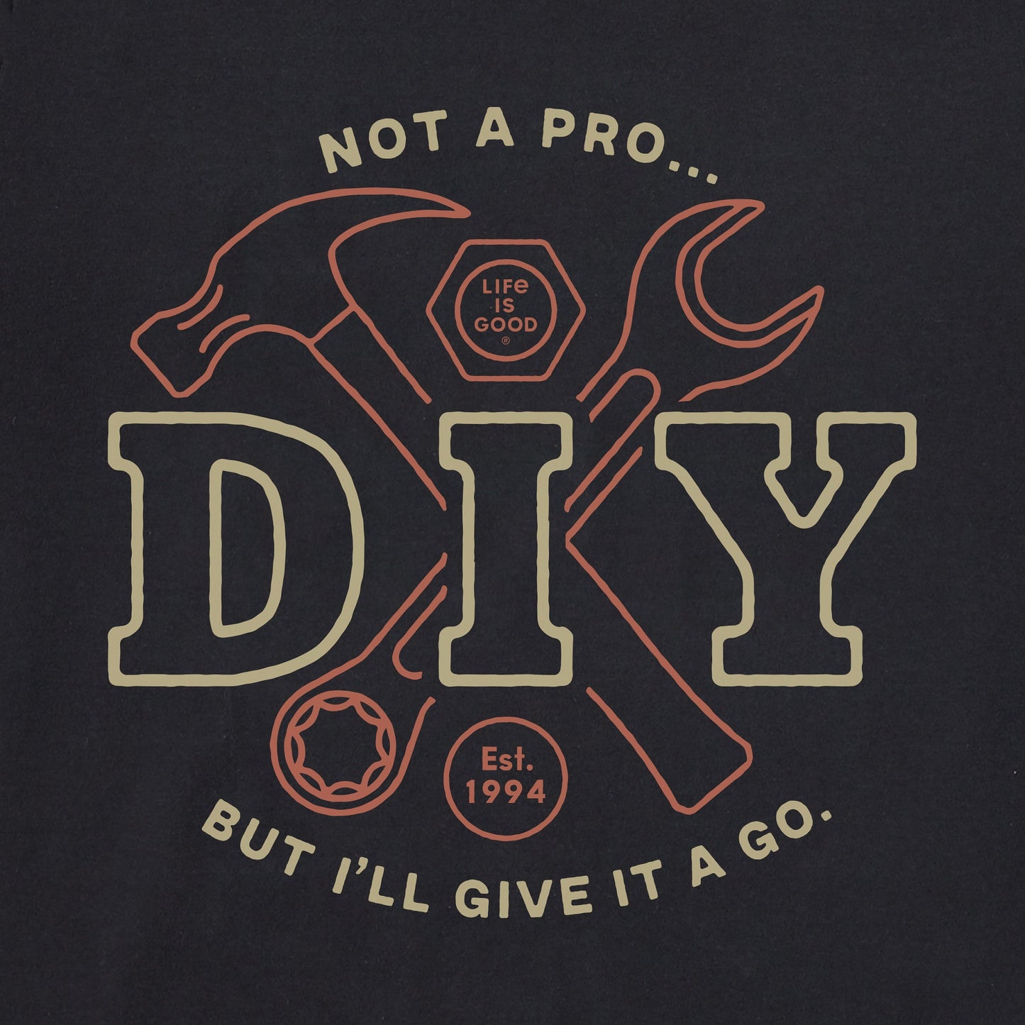 Men's Do It Yourself Short Sleeve Crusher Tee