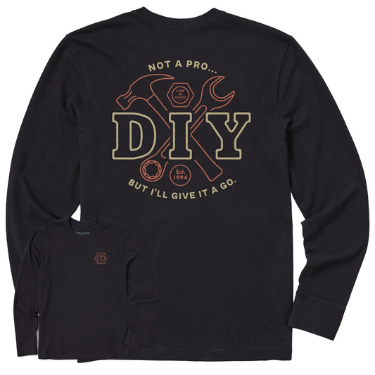 Men's Do It Yourself Long Sleeve Crusher Tee