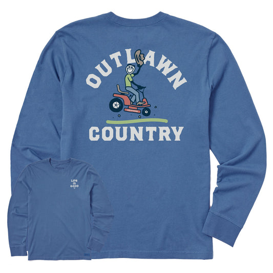 Men's Outlawn Country Long Sleeve Crusher Tee