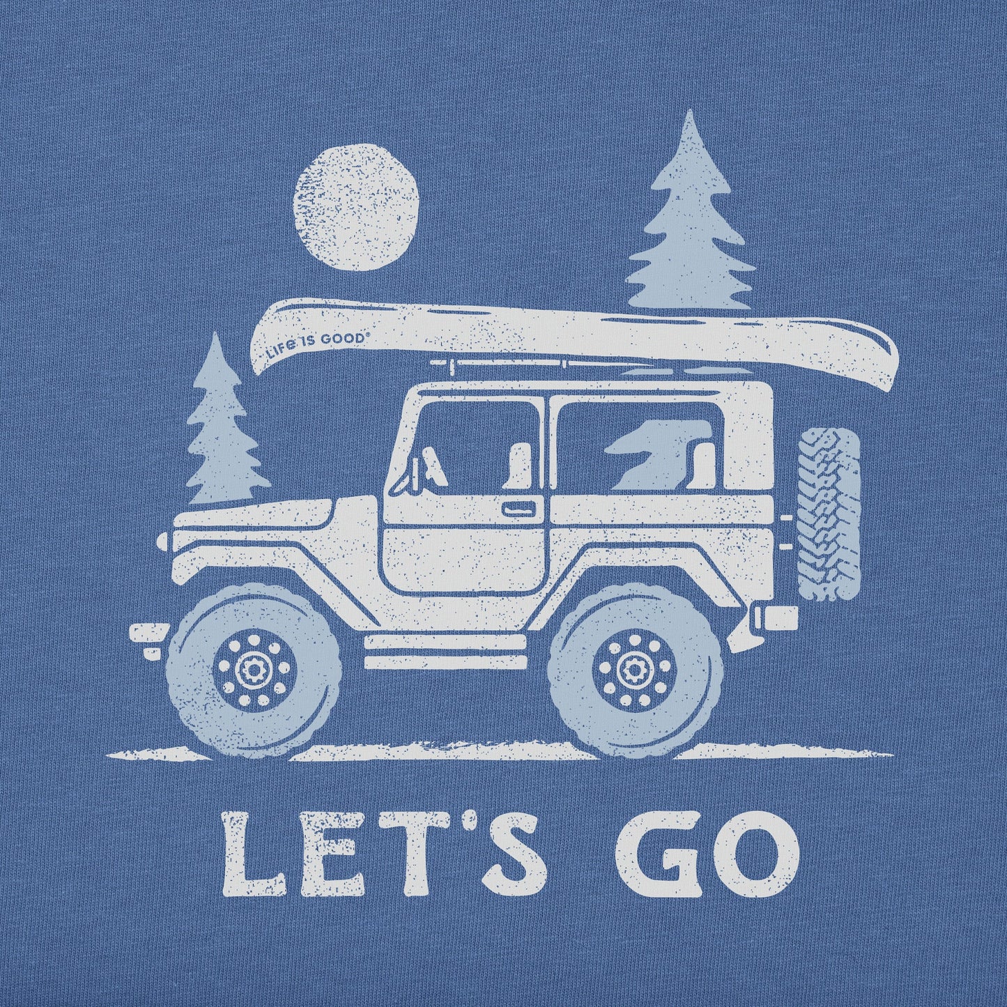 Men's Let's Go Canoeing Long Sleeve Crusher Tee