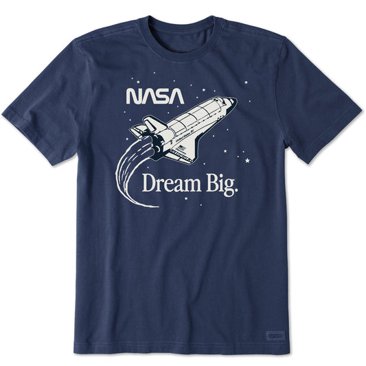Men's NASA Dream Big Short Sleeve Crusher Tee