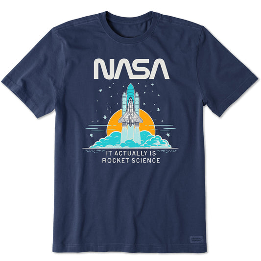 Men's NASA Rocket Science Short Sleeve Crusher Tee