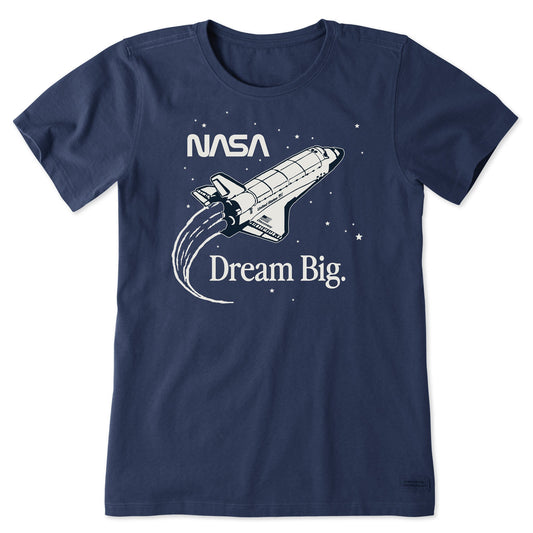 Women's NASA Dream Big Short Sleeve Crusher Tee