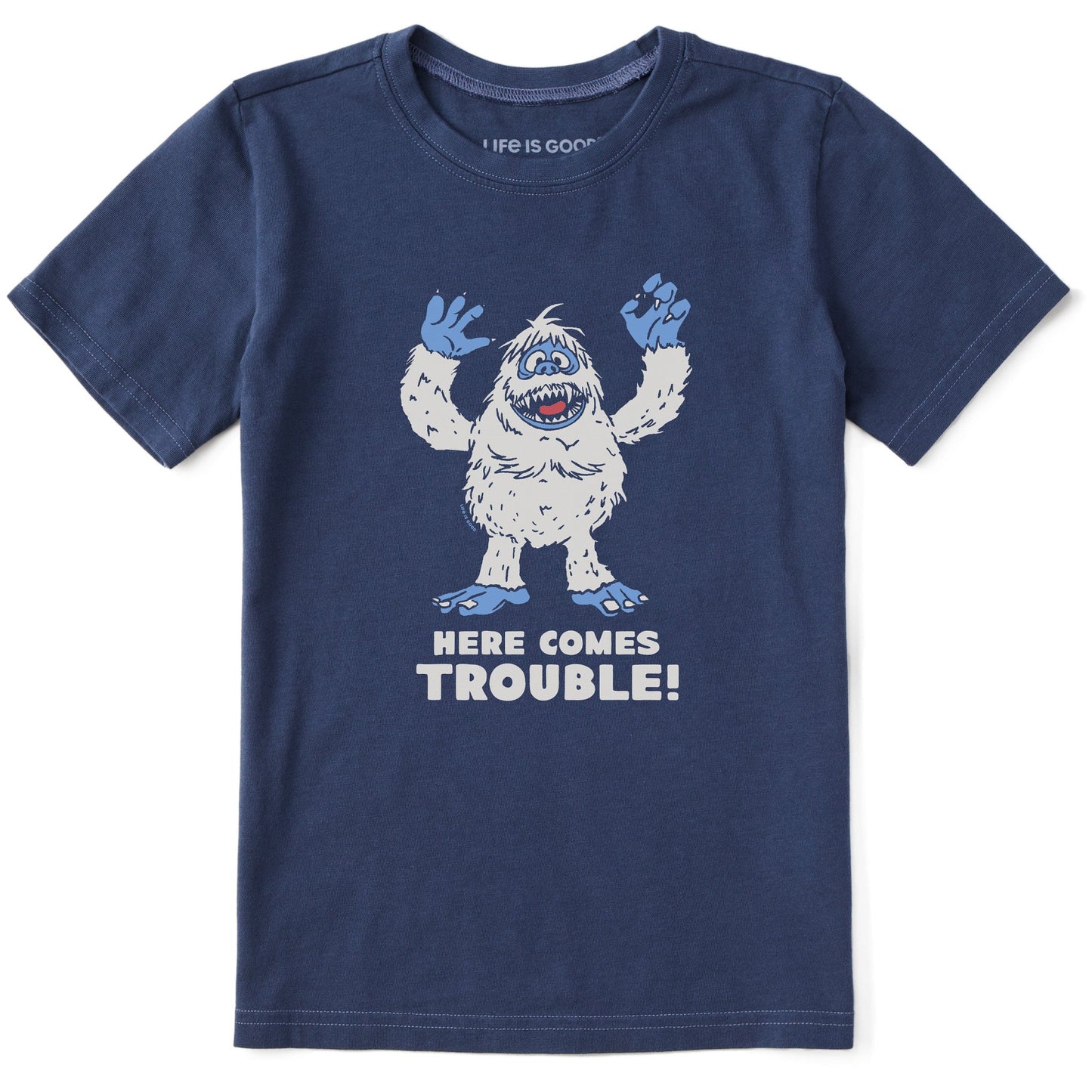 Kids Bumble Here Comes Trouble Short Sleeve Crusher Tee