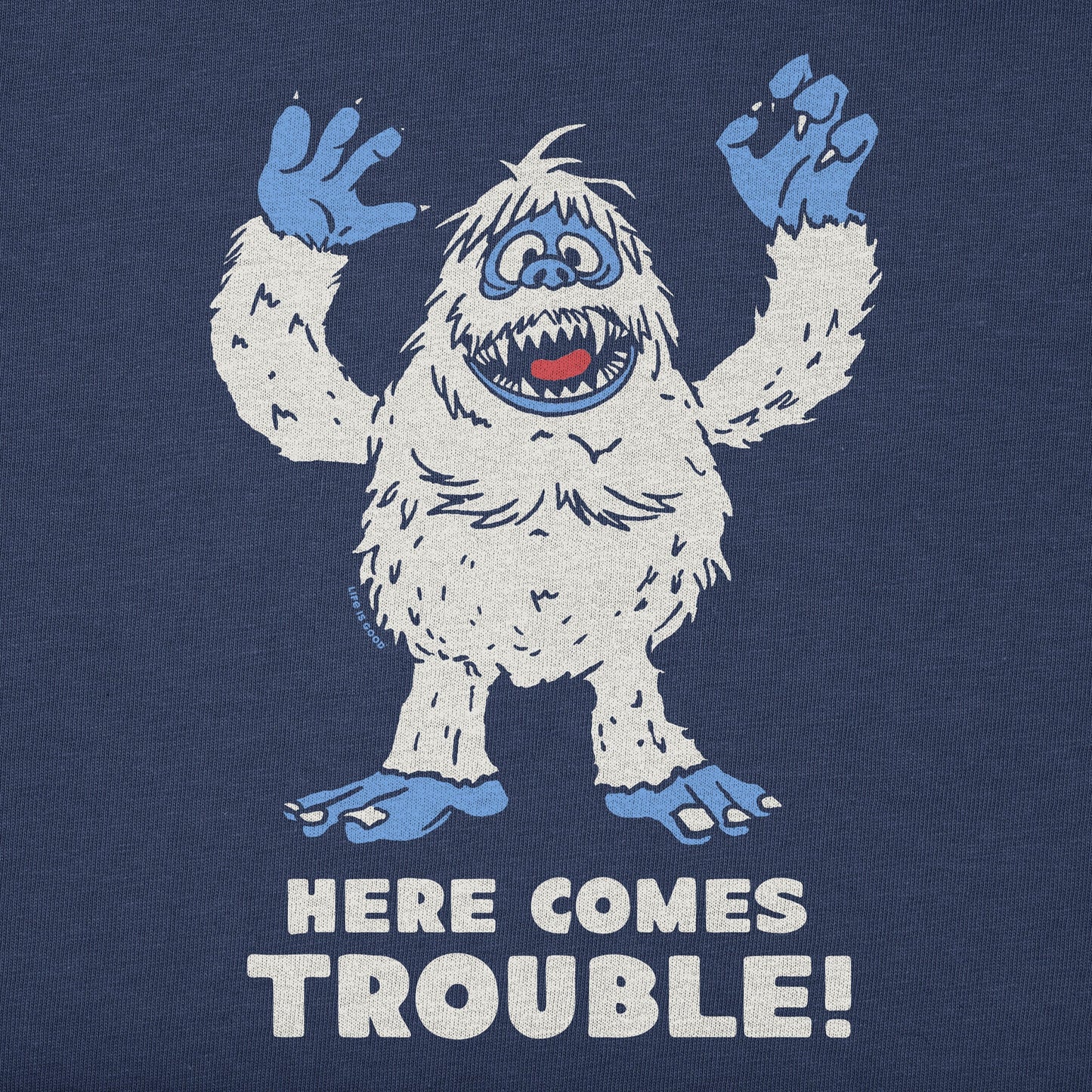 Kids Bumble Here Comes Trouble Long Sleeve Crusher Tee
