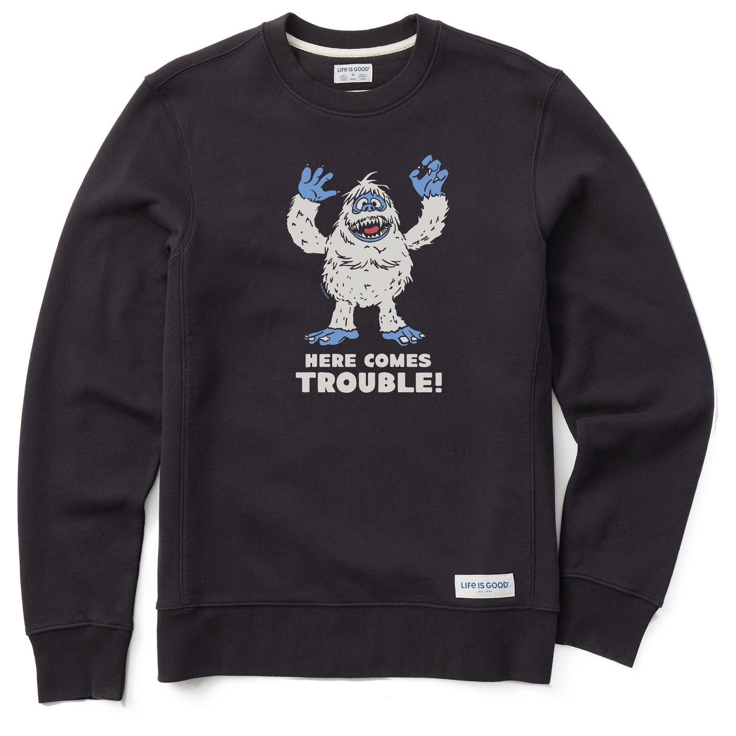 Men's Bumble Here Comes Trouble Simply True Fleece Crew