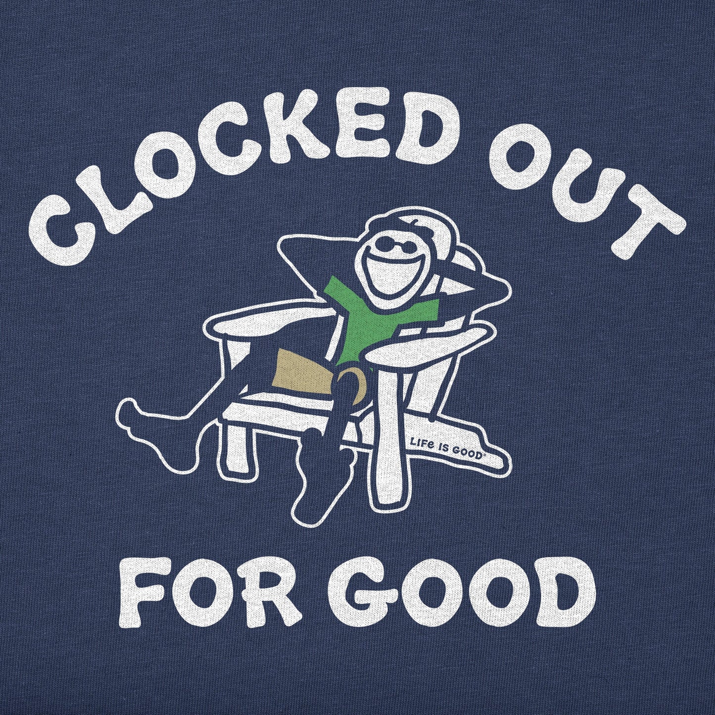 Men's Clocked Out for Good Short Sleeve Crusher Tee