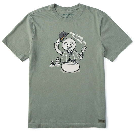 Men's Sam Have a Holly Jolly Christmas Short Sleeve Crusher Tee