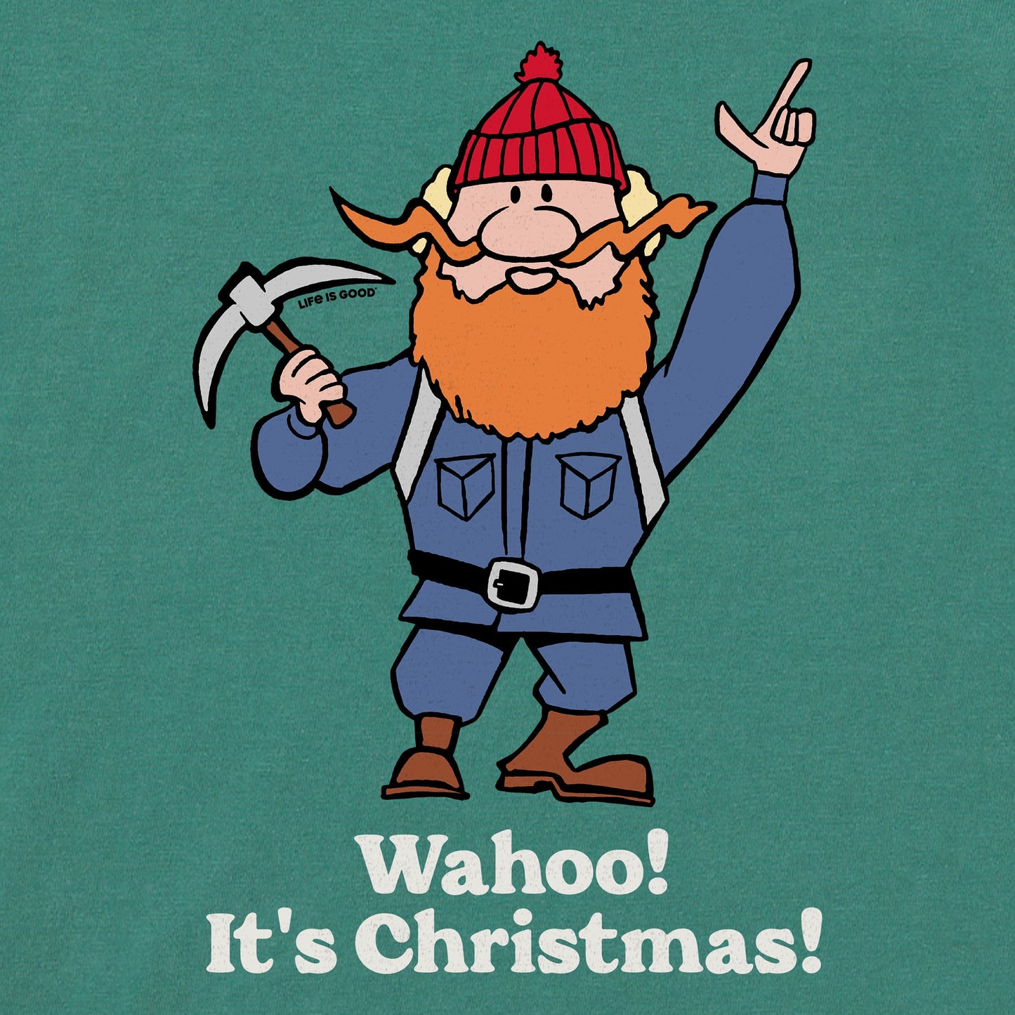 Women's Wahoo! It's Christmas Yukon Long Sleeve Crusher Tee