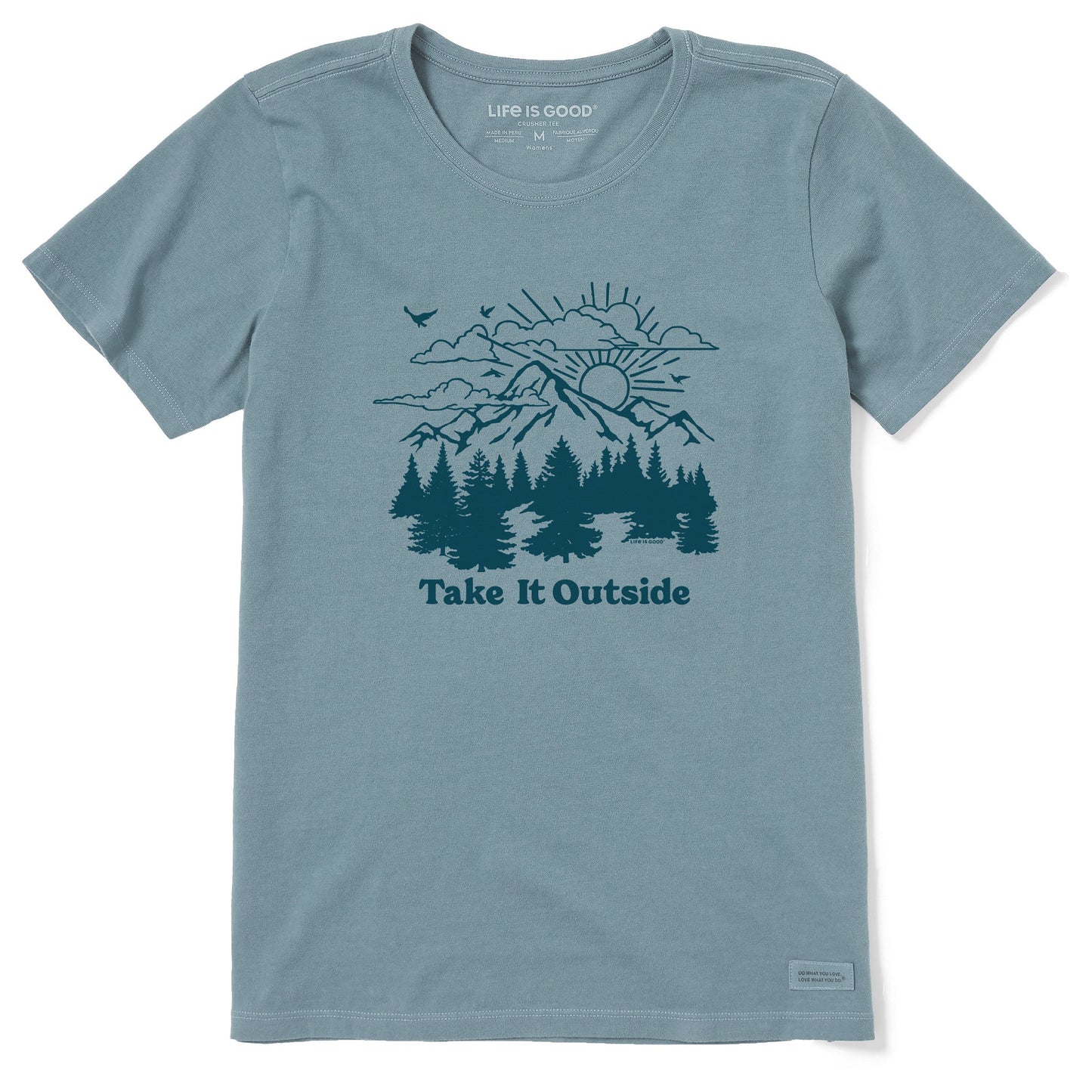 Women's Take it Outside Pinescape Short Sleeve Crusher Tee