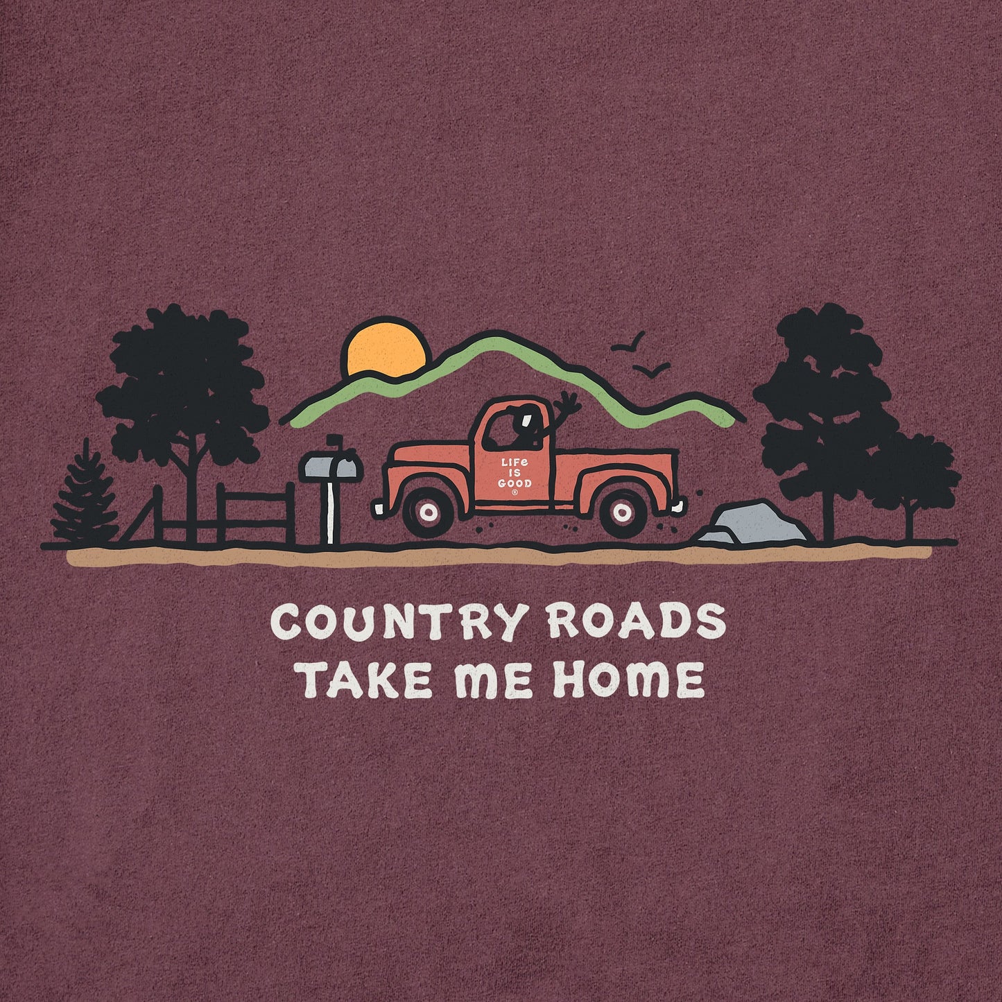 Women's Country Roads Vista Short Sleeve Crusher Tee