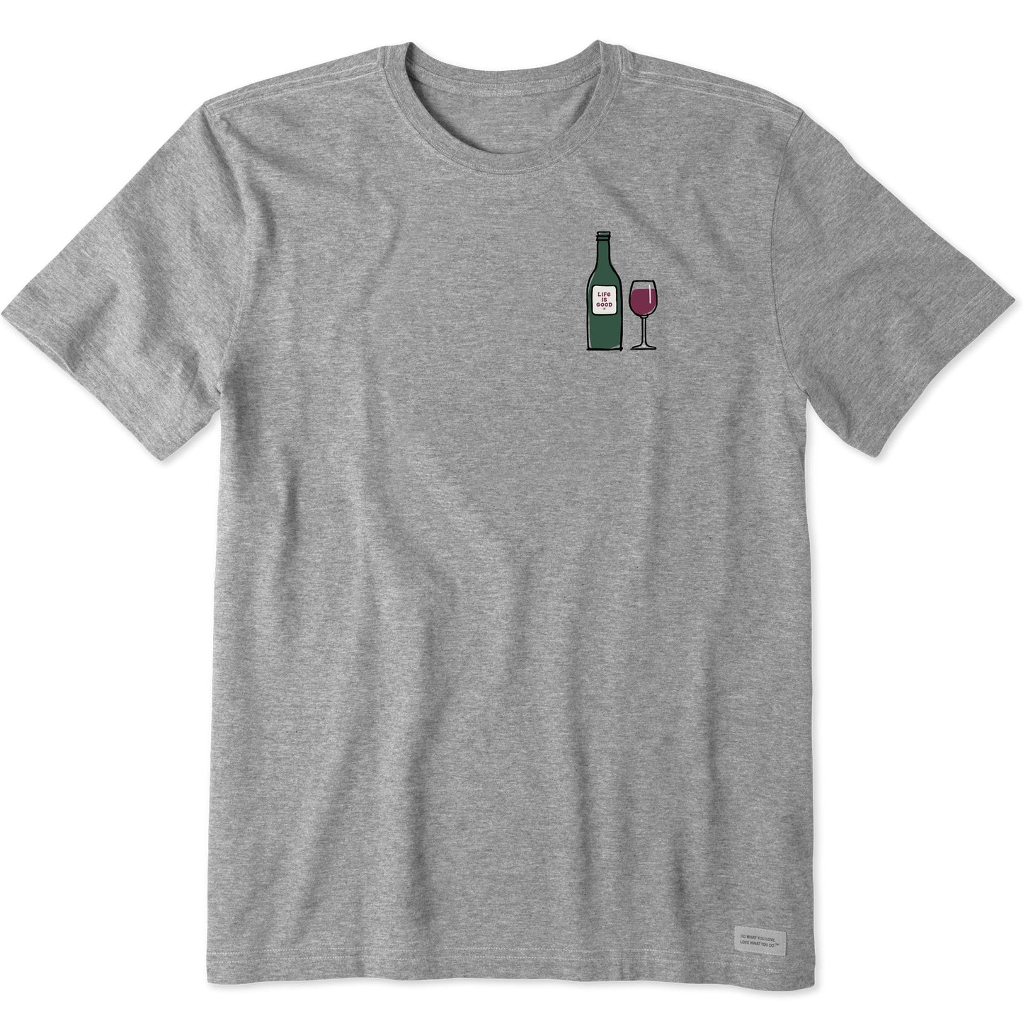 Men's Wine Life is Good Short Sleeve Crusher Tee