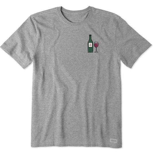 Men's Wine Life is Good Short Sleeve Crusher Tee