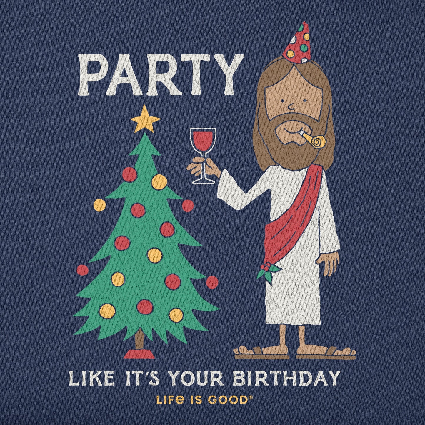 Men's Party Like It's Your Birthday Short Sleeve Crusher Tee