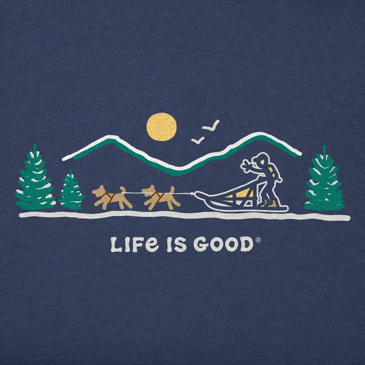 Men's Dogsled Vista Long Sleeve Crusher Tee