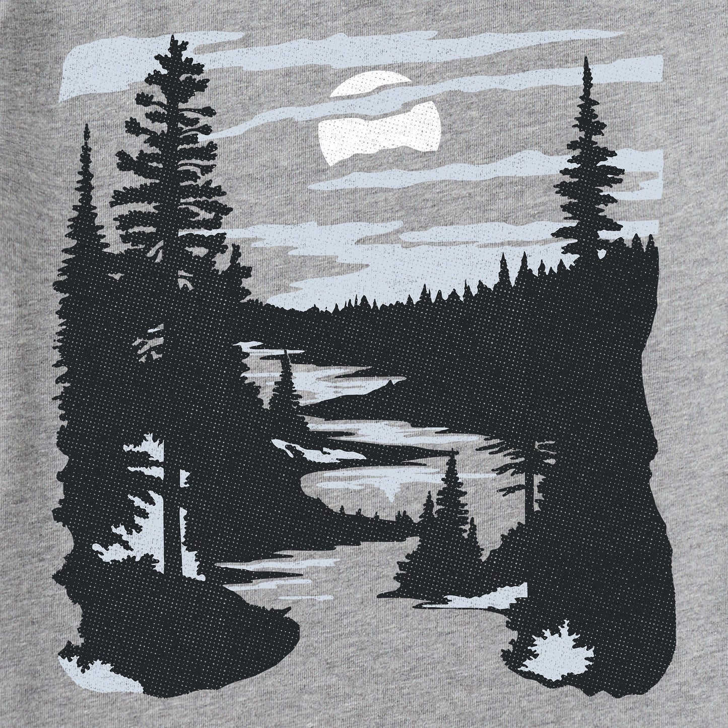 Men's A River Runs Through It Long Sleeve Crusher Tee