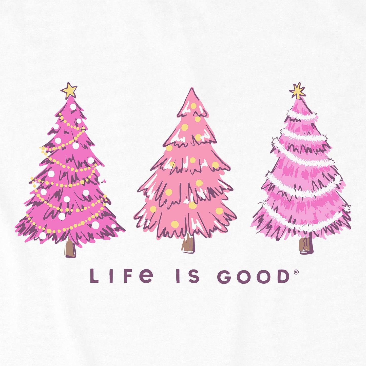 Women's Three Trees Long Sleeve Crusher Vee