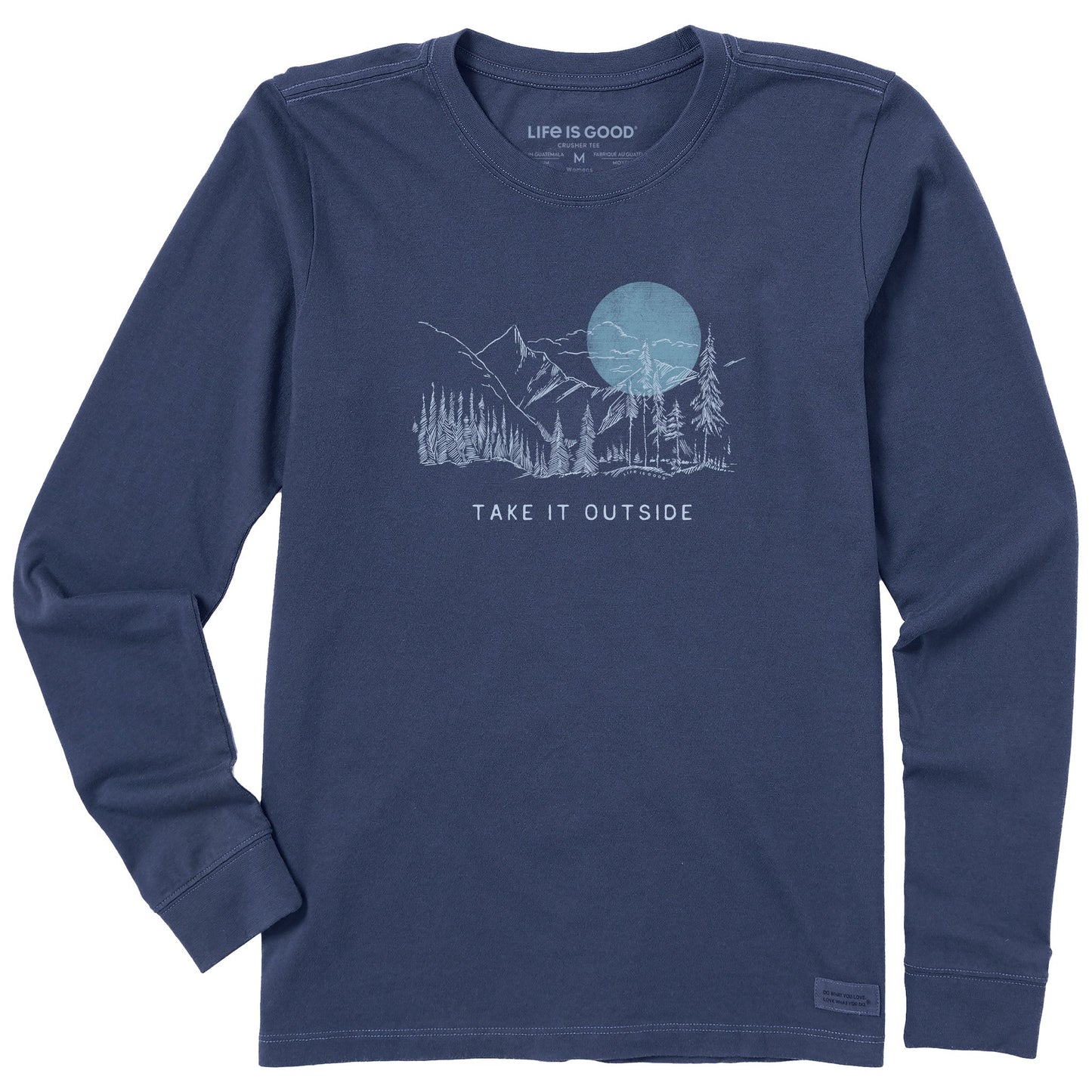 Women's Take it Outside Sketch Mountain Long Sleeve Crusher Tee