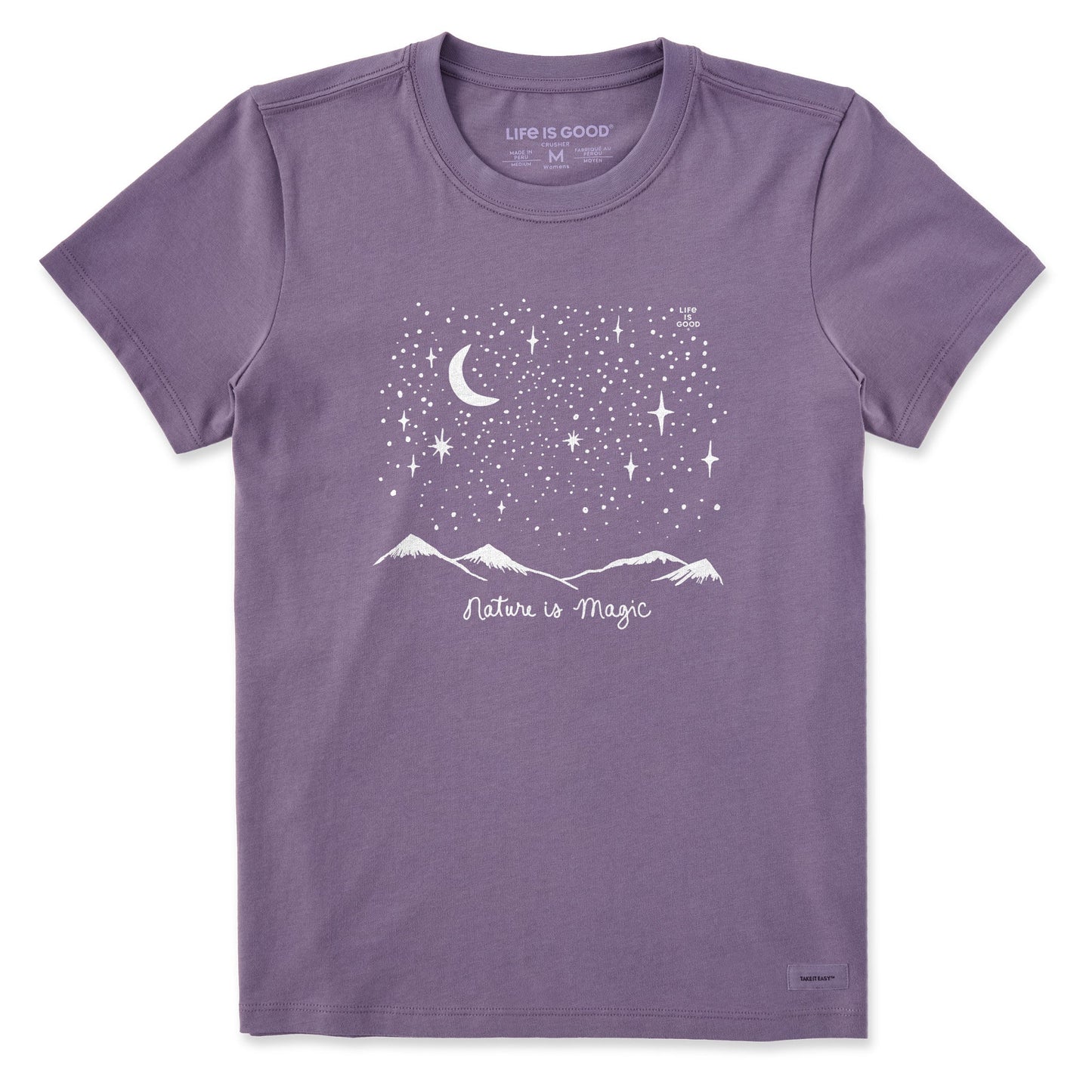 Women's Nature is Magic in the Mountains Short Sleeve Crusher Tee