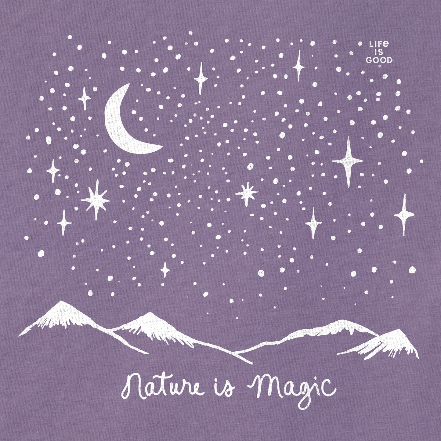 Women's Nature is Magic in the Mountains Short Sleeve Crusher Tee