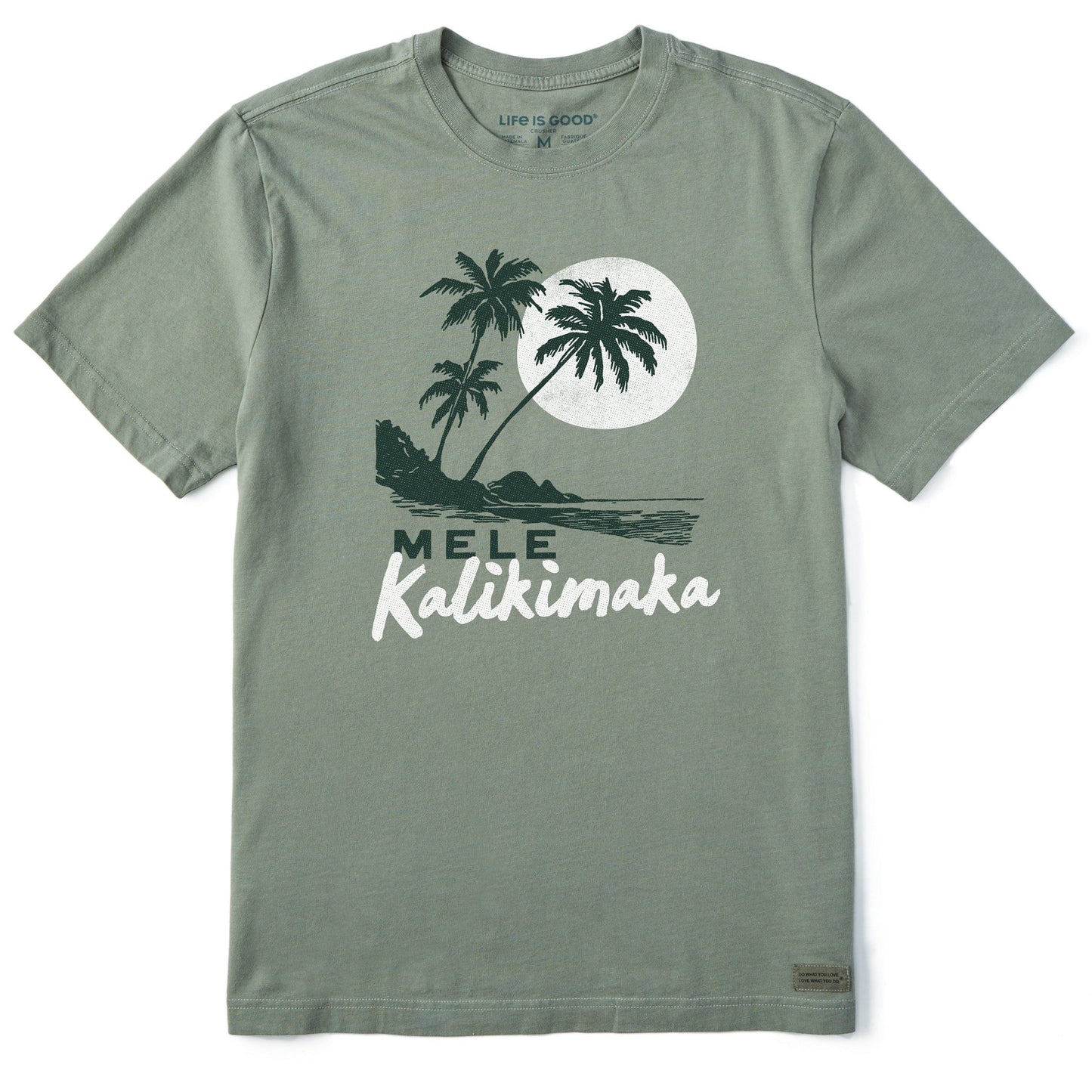 Men's Mele Kalikimaka Palms Short Sleeve Crusher Tee
