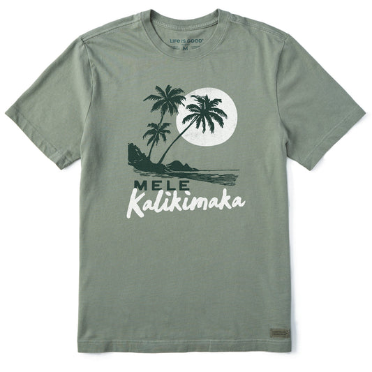 Men's Mele Kalikimaka Palms Short Sleeve Crusher Tee