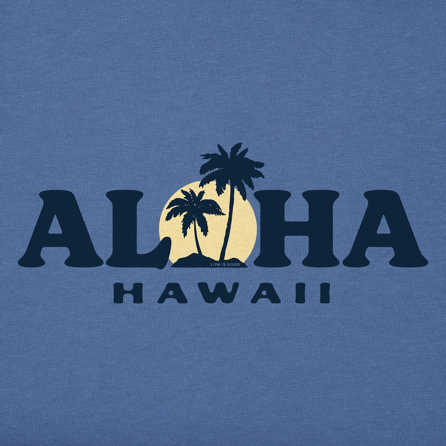 Men's Aloha Sunset Hawaii Short Sleeve Crusher Tee