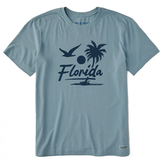 Men's Florida Beach Gull Short Sleeve Crusher Tee