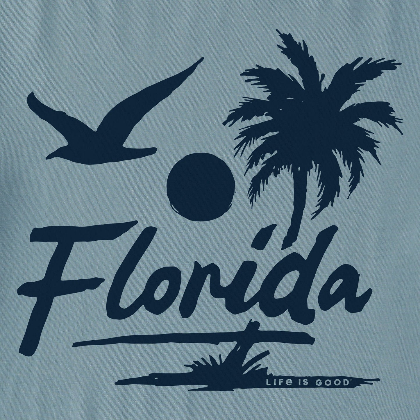 Men's Florida Beach Gull Short Sleeve Crusher Tee