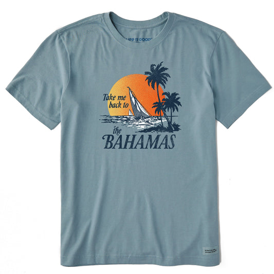 Men's Take Me Back to the Bahamas Short Sleeve Crusher Tee
