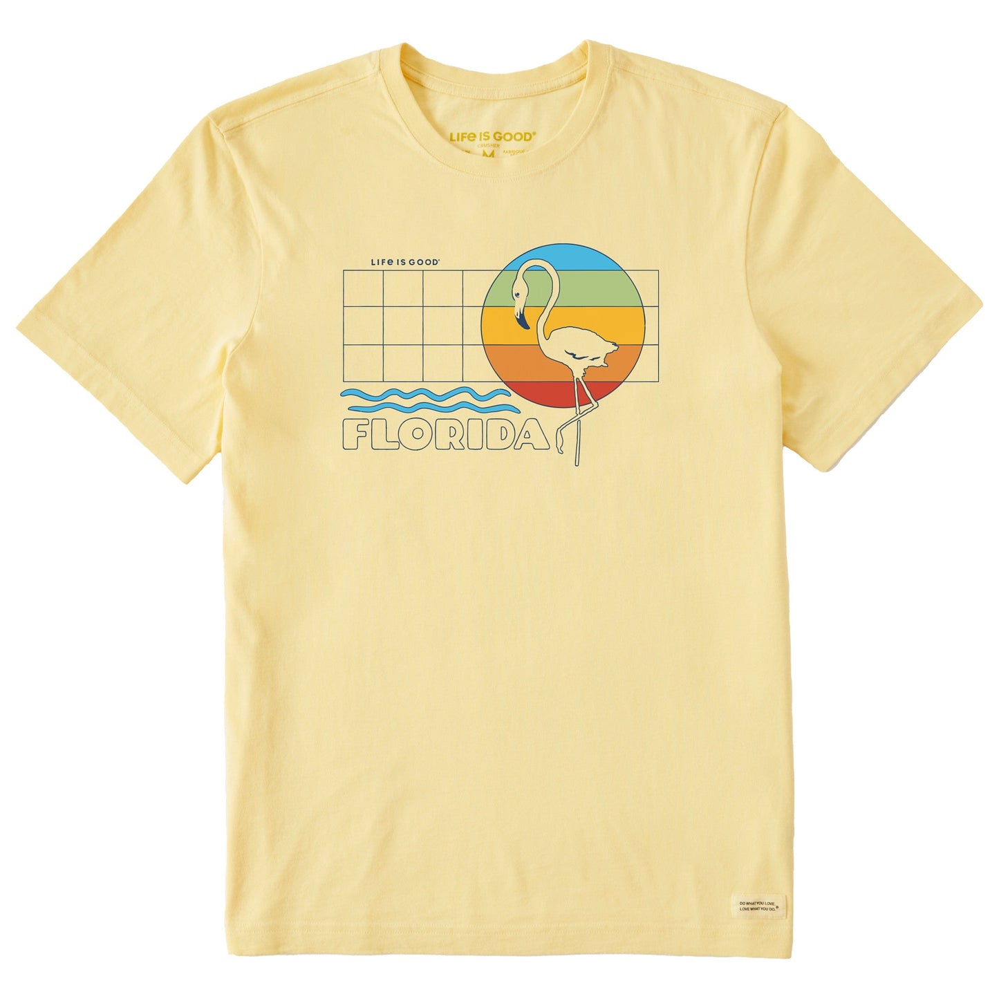 Men's Florida Flamingo Short Sleeve Crusher Tee