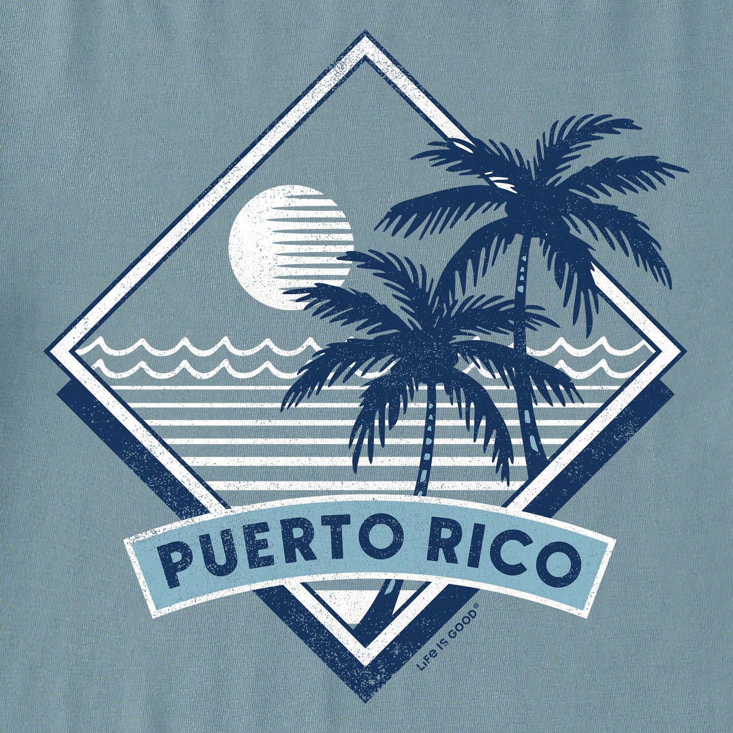 Men's Puerto Rico Palms Short Sleeve Crusher Tee
