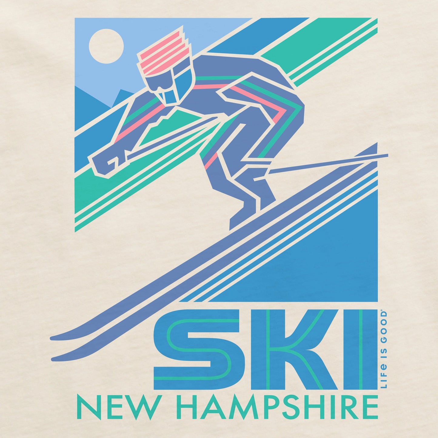 Men's Ski New Hampshire Short Sleeve Crusher Tee