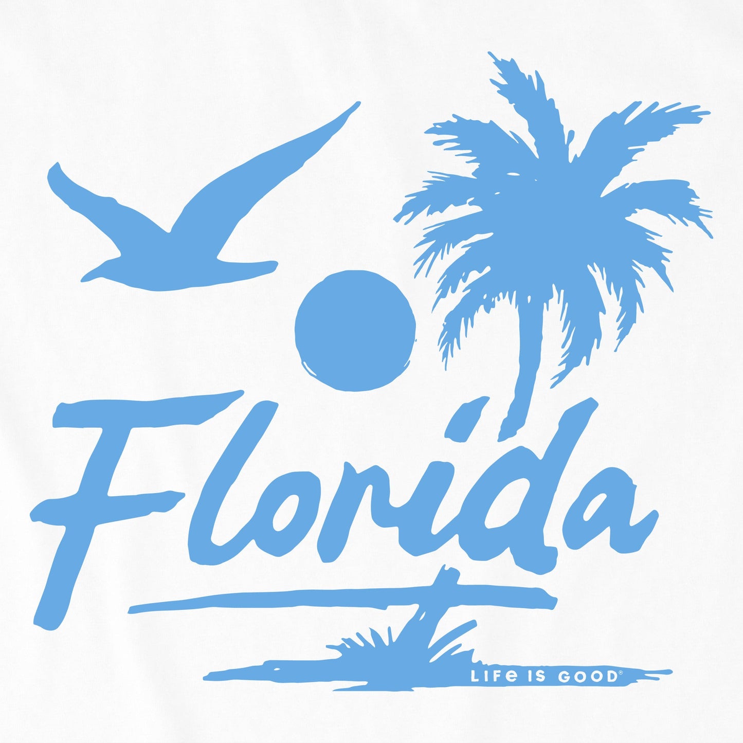 Women's Florida Beach Gull Short Sleeve Crusher Tee