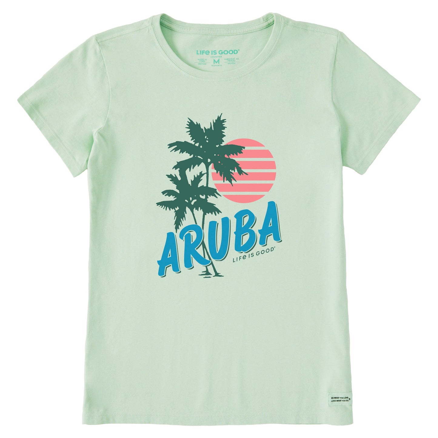 Women's Aruba Palms Short Sleeve Crusher Tee