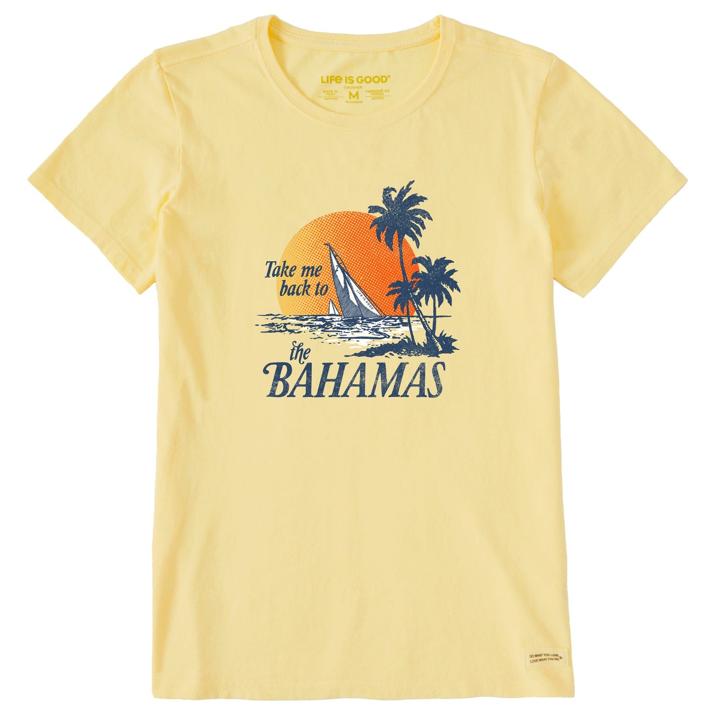 Women's Take Me Back to the Bahamas Short Sleeve Crusher Tee