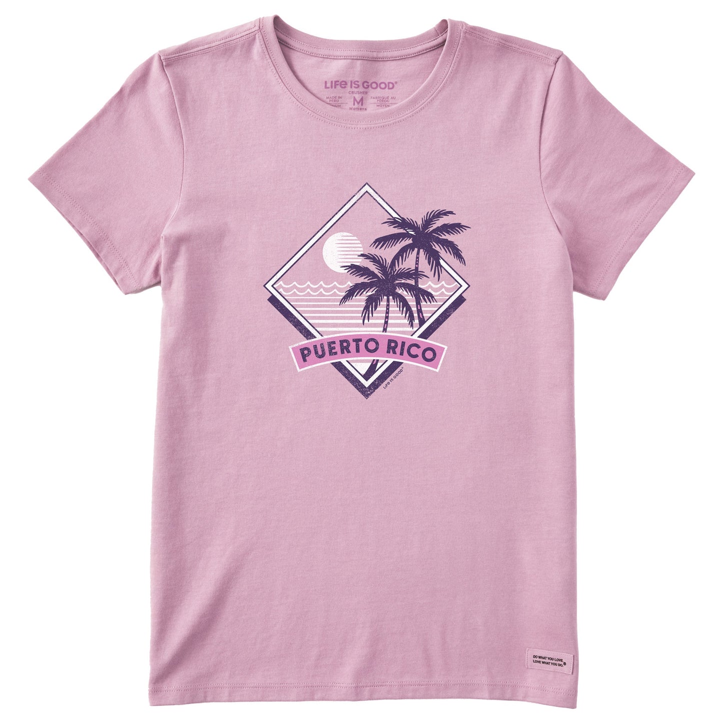 Women's Puerto Rico Palms Short Sleeve Crusher Tee