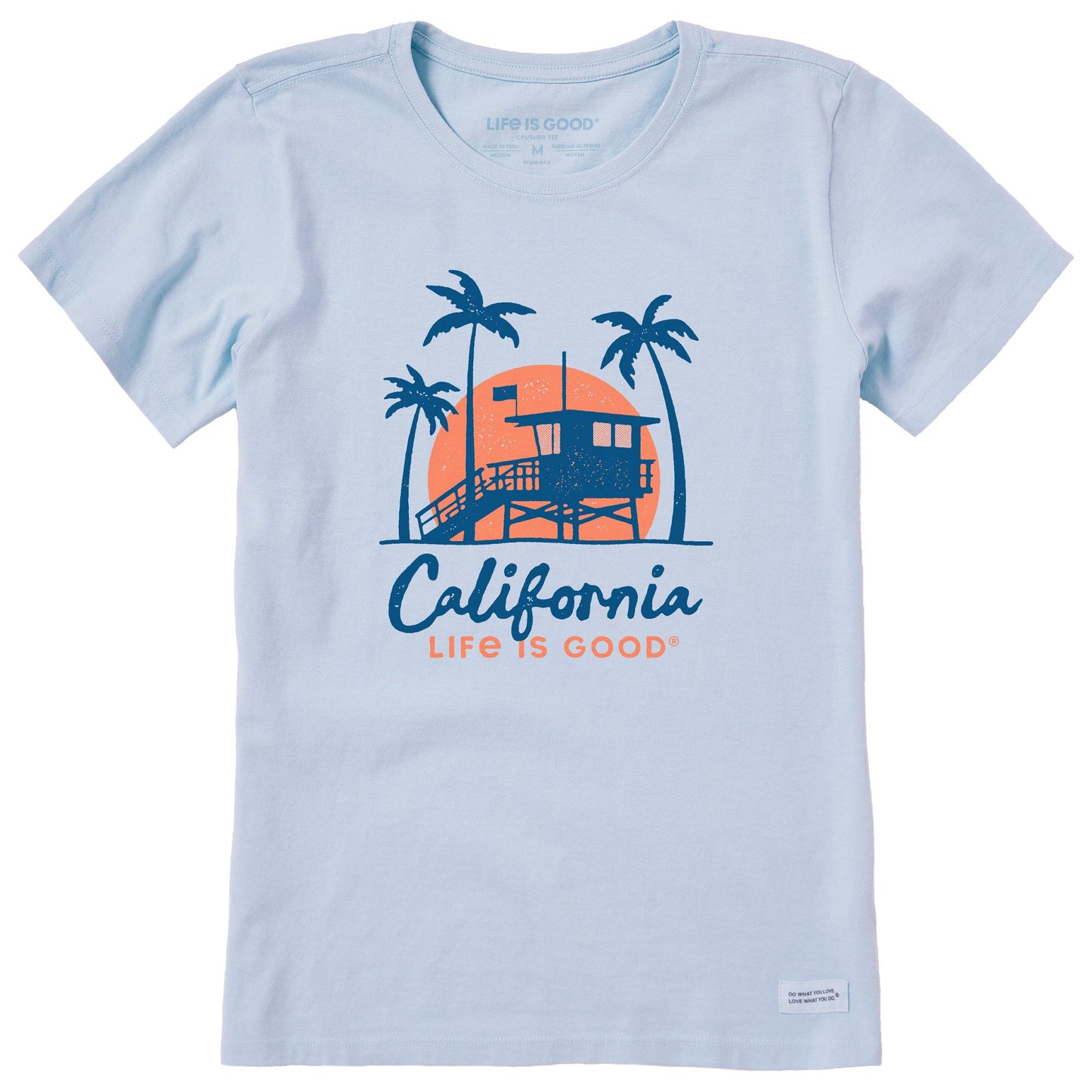 Women's California Lifeguard Station Short Sleeve Crusher Tee